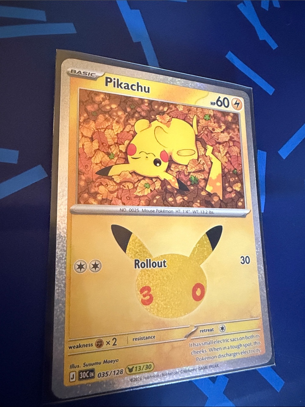 Pikachu Trading Card New release 30th edition